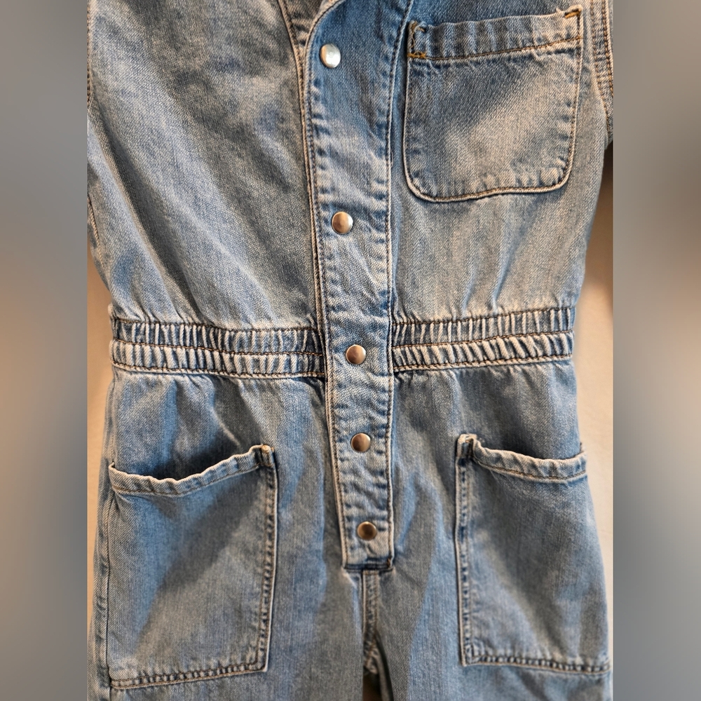 Zara Z1975 Denim Utility Boilersuit 90s Retro Vintage inspired 100% Cotton - Picture 4 of 12